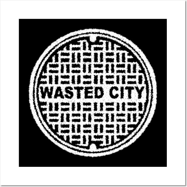 Wasted City album art Wall Art by Wasted City